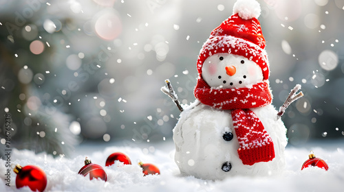 Happy Christmas - Snowman  © Nim