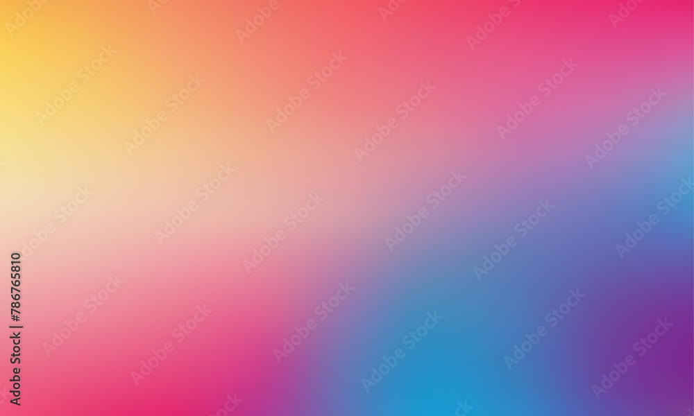 Summer Ombre Background with Vibrant Vector Gradient