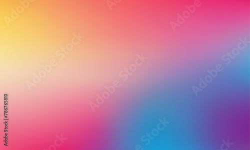 Summer Ombre Background with Vibrant Vector Gradient