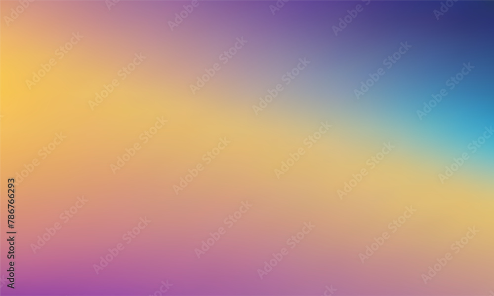 Dark Yellow Purple Blue Gradient Vector Background Art