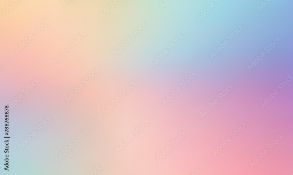 Elegant Vector Gradient Background Featuring Pastel Colors Palette