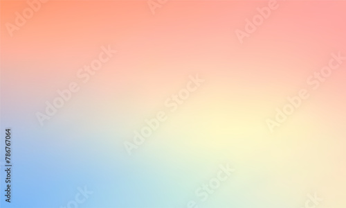 Summer Ombre Gradient Background Vector in Vibrant Colors