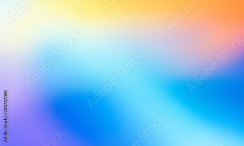 Blurred Colorful Abstract Gradient Vector Vivid Background Design