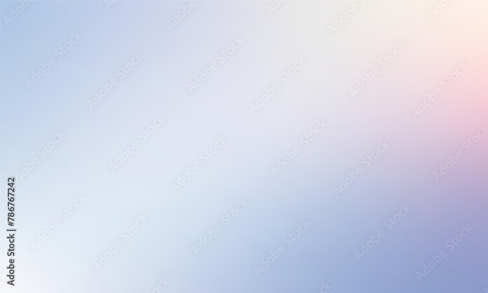 Winter Blue Pink Vector Gradient Background for Creative Designs - obrazy, fototapety, plakaty 