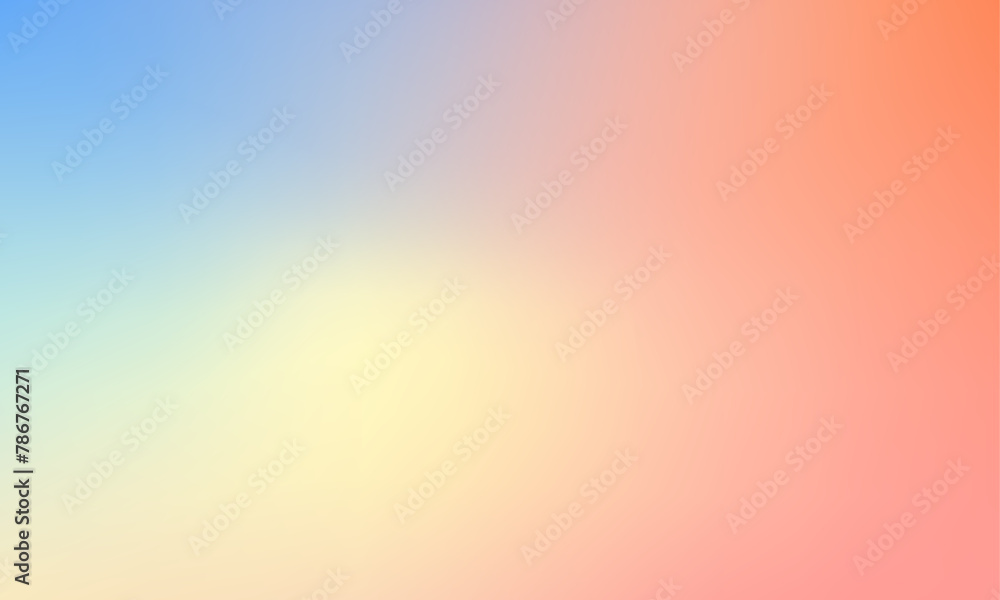 Vibrant Summer Ombre Vector Background Design