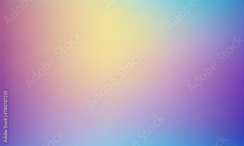 Vector Gradient Background with Yellow Purple and Blue Colors