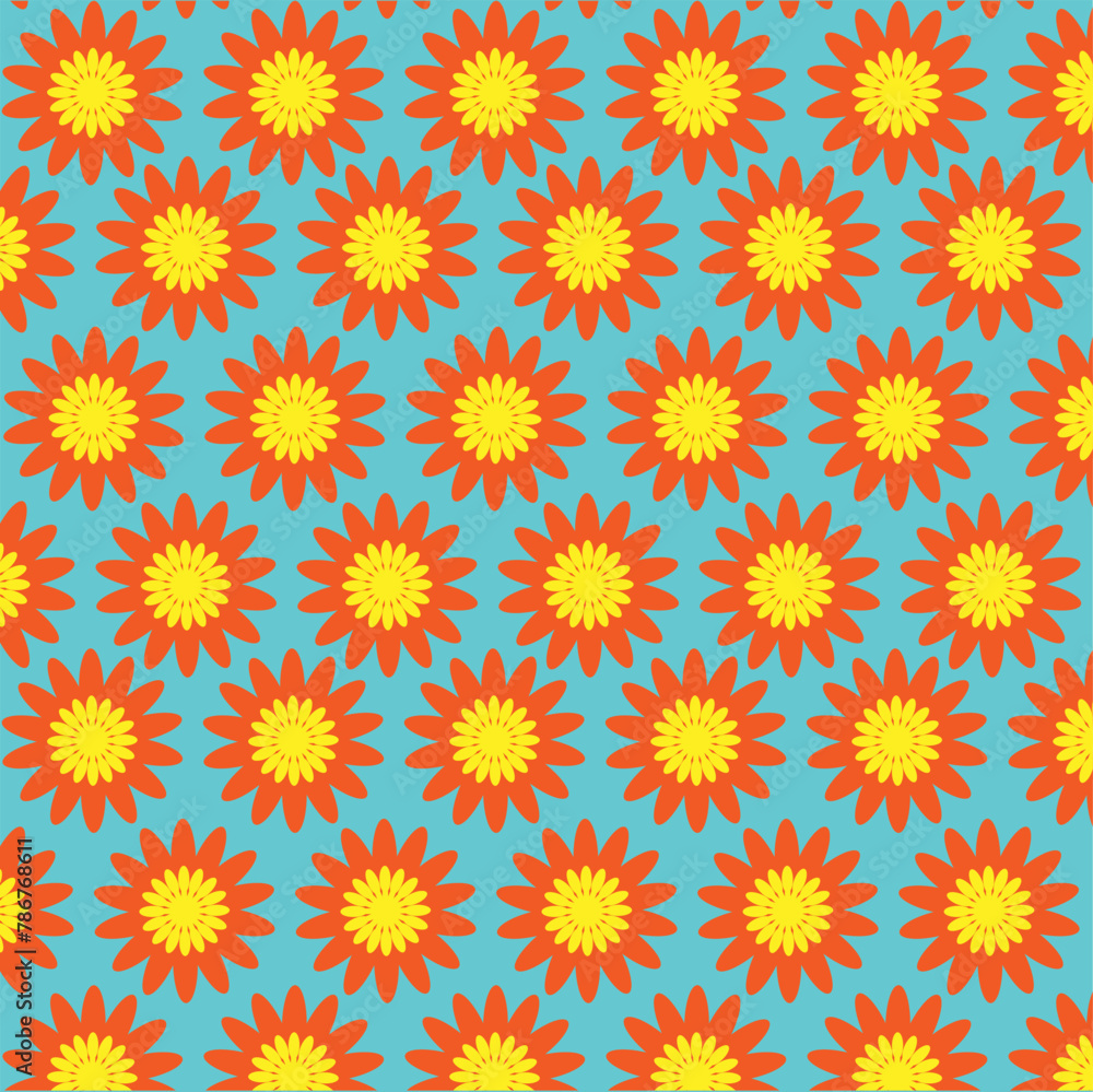 Art & Illustration daisy flower pattern. Art & Illustration daisy flower pattern.
