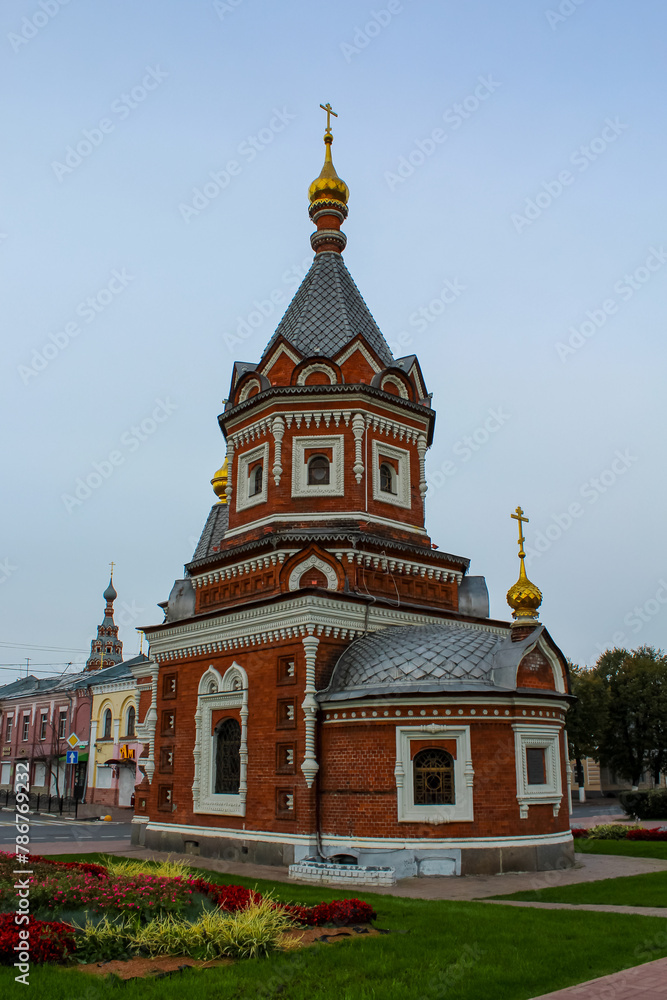 Ancient chapel of St. Alexander Nevsky, Golden Ring of Russia, YAROSLAVL, RUSSIA