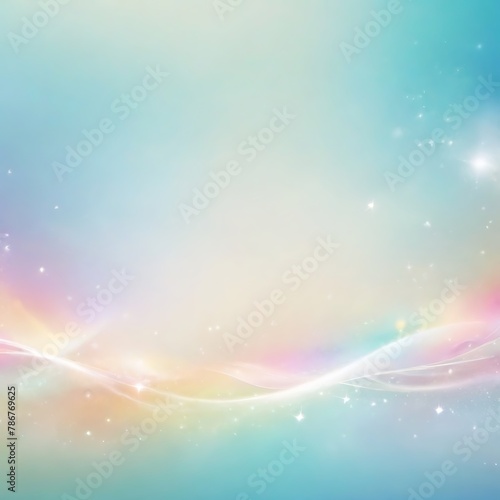 Soft hues and ethereal light swirl in a dreamy dance of serene tranquility Generative AI