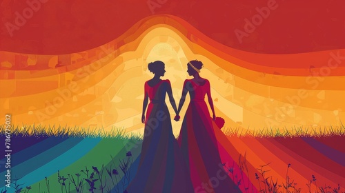 lesbian married, LGBTQIA+ Pride Month