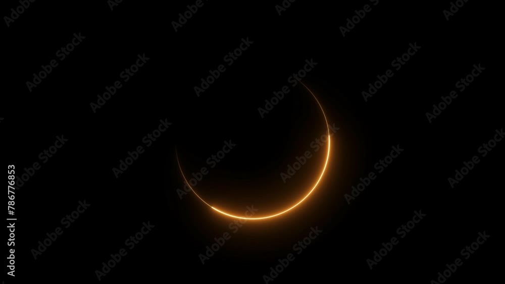 Abstract Neon circle isolated on black background. Charging and loading icon animation. Futuristic neon light effect. Abstract Neon circle isolated on black background. Charging and loading icon animation. Futuristic neon light effect.