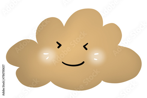 clouds cute cartoon drawing