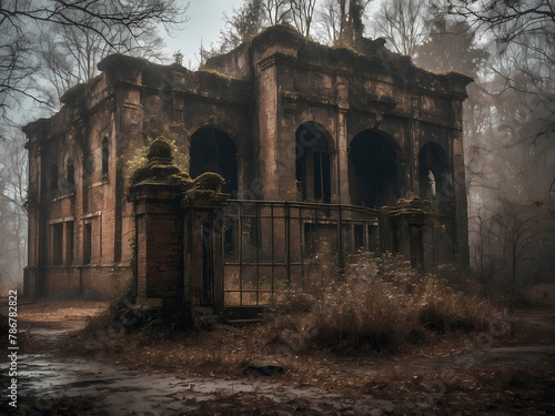 Lost Place-Castle Ruins on Military Grounds