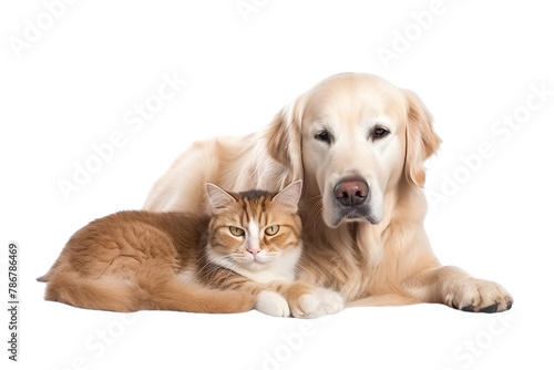 Cat and Dog on Transparent Background PNG