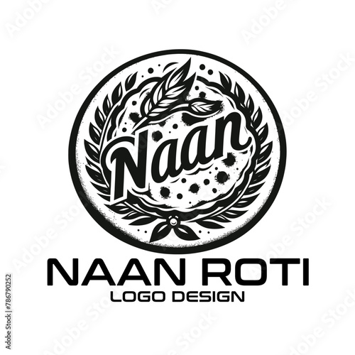 Naan Roti Vector Logo Design