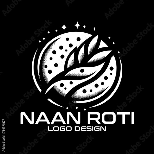 Naan Roti Vector Logo Design