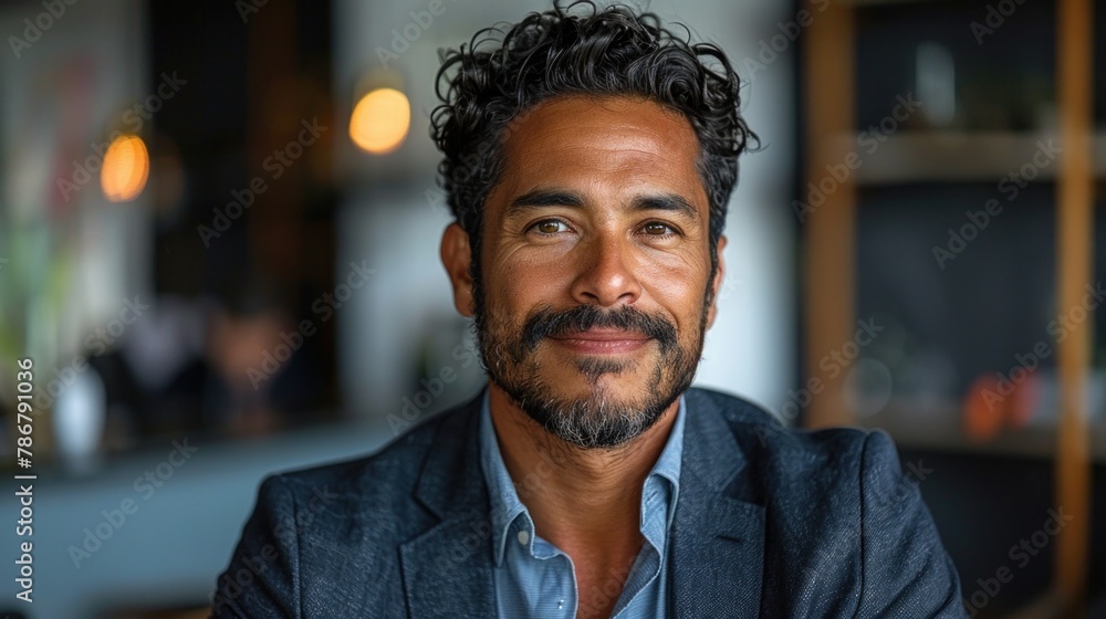A confident Hispanic businessman presenting innovative ideas in a boardroom. A confident Hispanic businessman presenting innovative ideas in a boardroom.