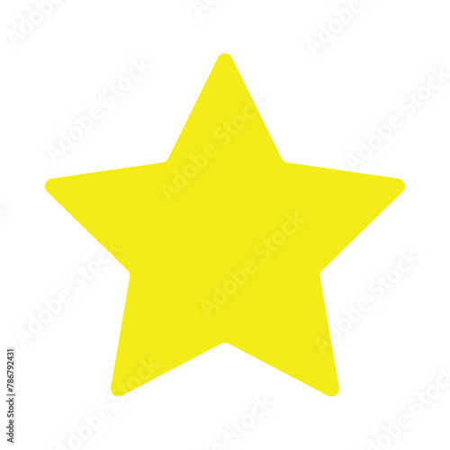 full filled reviews of good rated star UI UX icon isolated white background. bad good ratting complaint from customer concept vector illustration with flat style design photo