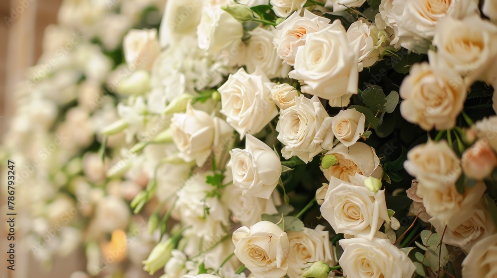 Decorative elements for weddings and floral arrangements