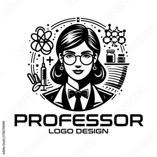 Professor Vector Logo Design