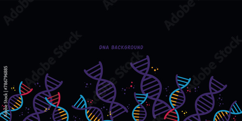 DNA vector background banner