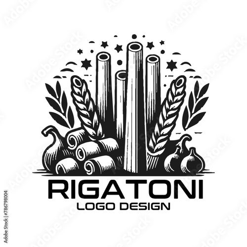 Rigatoni Vector Logo Design