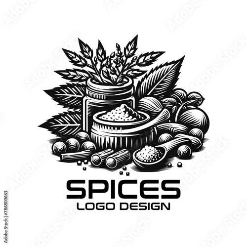 Spices Vector Logo Design
