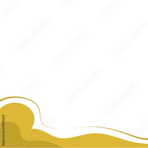 Gold Footer Design