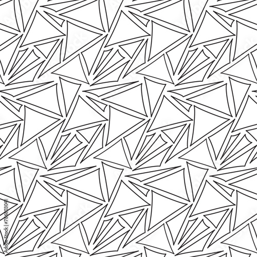 seamless geometric pattern, triangle