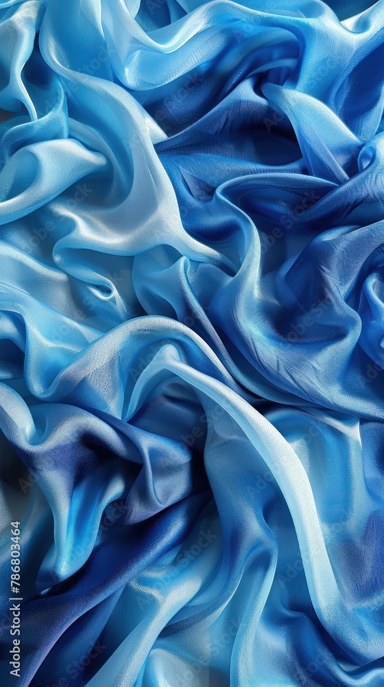 Fototapeta premium Silk fabric with an abstract ripple pattern