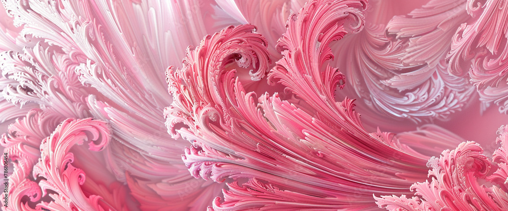 Let your creativity soar with this stunning AI-generated pink background. Dynamic swirls and patterns dance across the canvas, forming a mesmerizing display of abstract artistry. Let your creativity soar with this stunning AI-generated pink background. Dynamic swirls and patterns dance across the canvas, forming a mesmerizing display of abstract artistry.