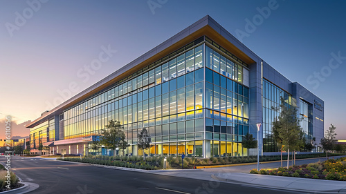 Healthcare Facility building medel, healthcare facility projects with an image featuring hospital administrators and healthcare architects designing medical centers generative ai