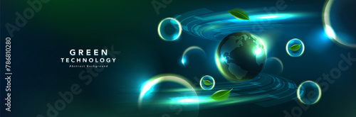 agricultural technology futuristic and innovation background. Young plants or growing seeds.Cultivation or farming with agricultural technology.Abstract technology background.Vector illustration.