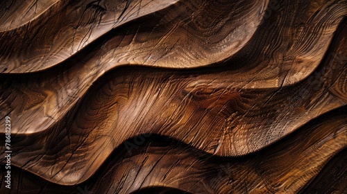 Journey into the realm of luxury and rarity with Abstract Rare and expensive Wooden Waves Texture in Dark Tones depicted in this mesmerizing image photo