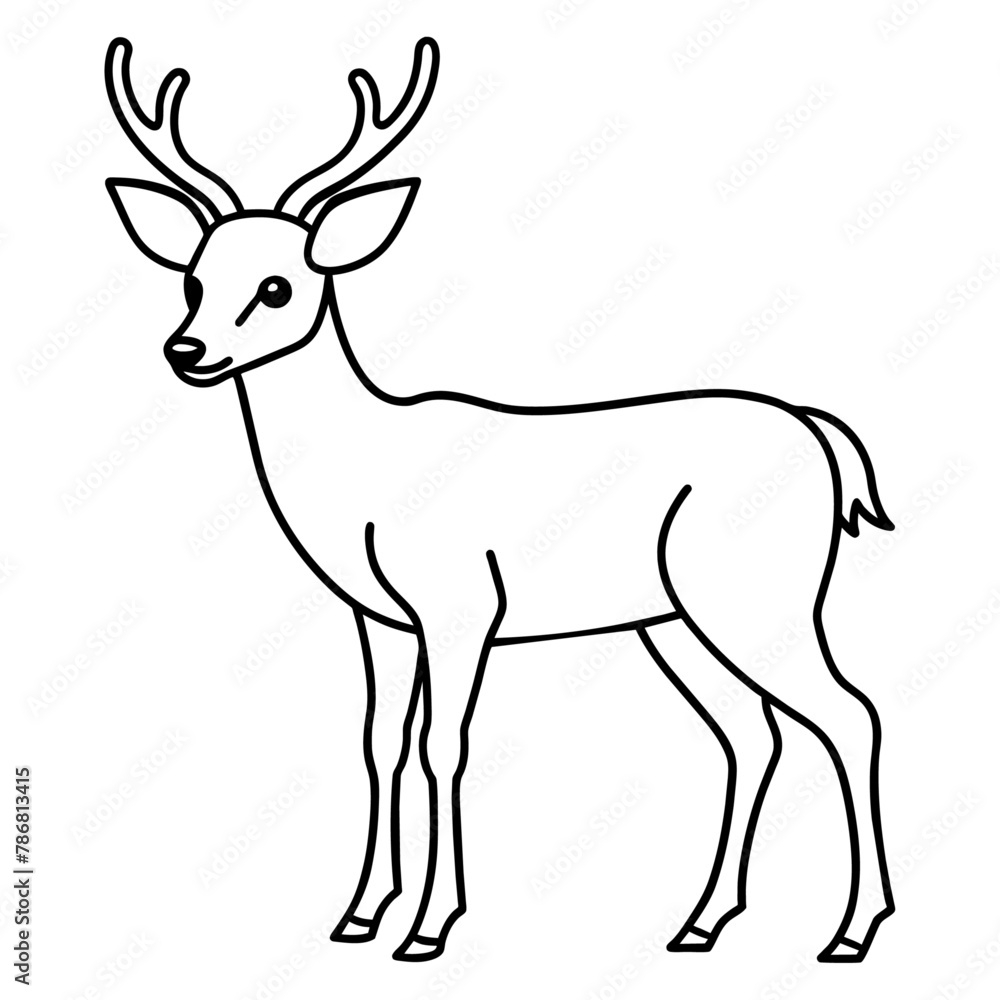 deer silhouette vector deer silhouette vector