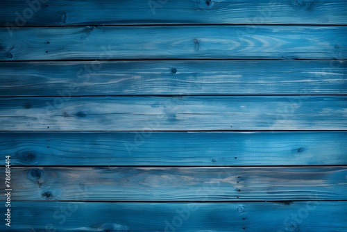 Blue background of wooden texture