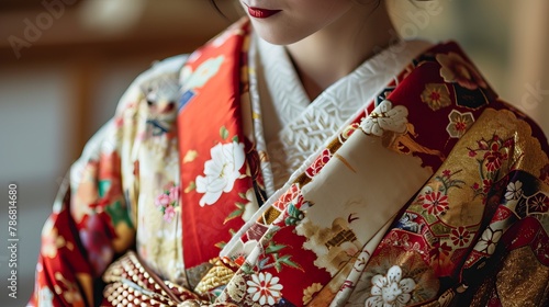 Authentic Japanese Wedding: Bride in Kimono