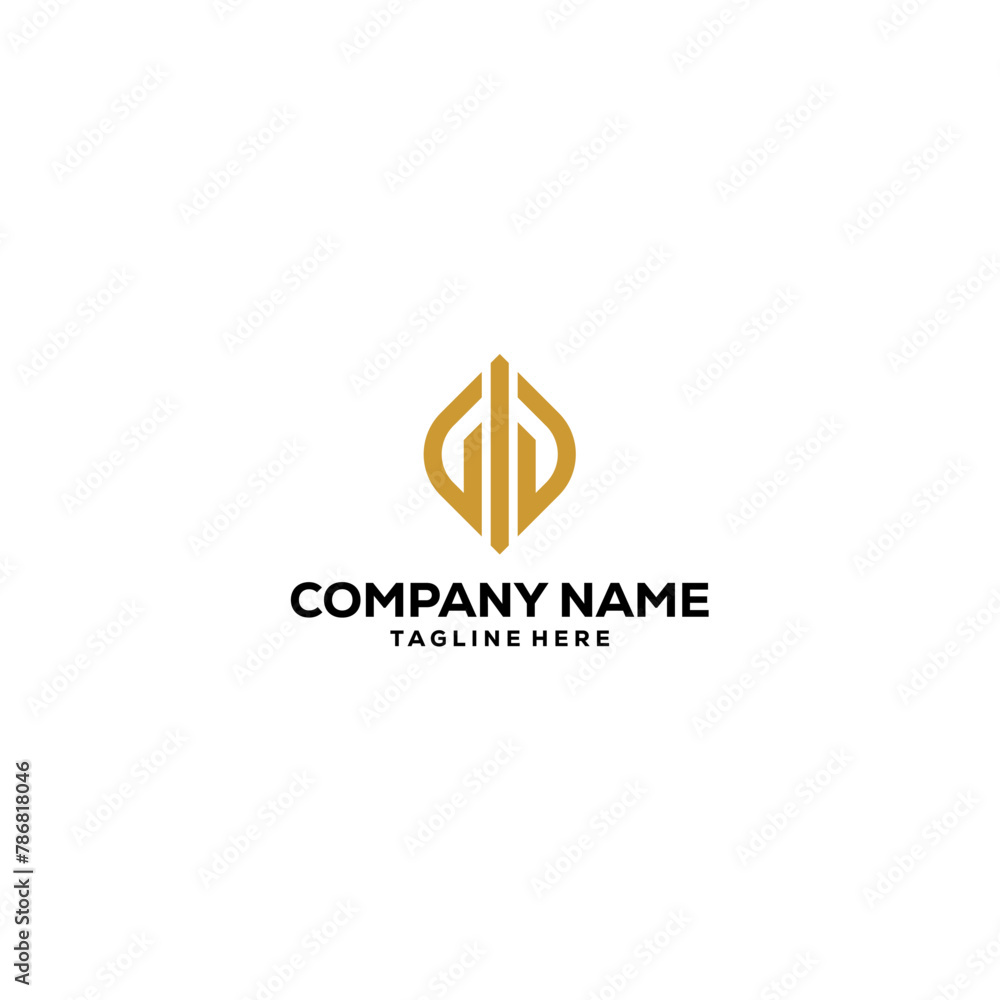 logo design vector monogram GID simple unique logo design vector monogram GID simple unique