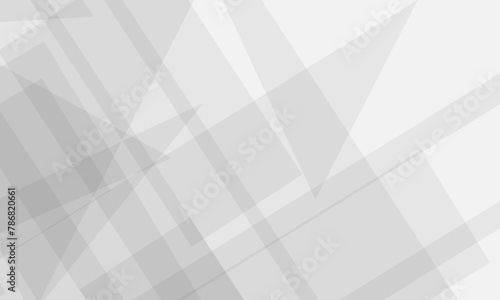 Fototapeta Naklejka Na Ścianę i Meble -  Vector abstract geometric square white graphic design banner pattern background.
White and grey monochrome vector background. Design for brochure, website, flyer, wallpaper, certificate, presentation.