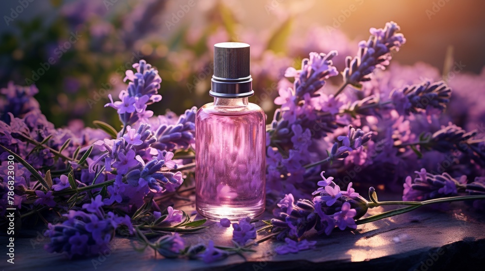 Generative AI Lavender Essential Oil Generative AI Lavender Essential Oil