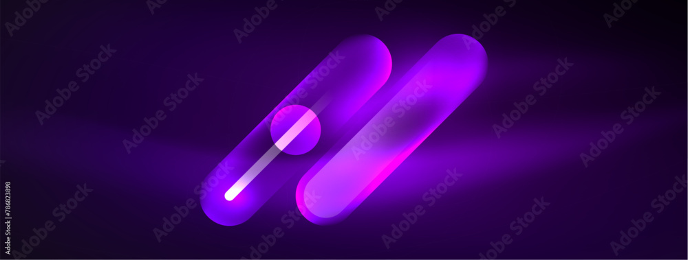 An Automotive lighting font of purple and pink glowing gas on a dark background creates a visual effect reminiscent of bioluminescence. The electric blue and magenta hues form a circle of light An Automotive lighting font of purple and pink glowing gas on a dark background creates a visual effect reminiscent of bioluminescence. The electric blue and magenta hues form a circle of light