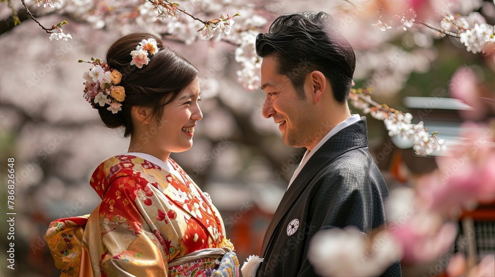 Cherry Blossom Romance: Enchanting Japanese Wedding Cherry Blossom Romance: Enchanting Japanese Wedding
