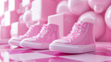 Creating an AI chatbot that assists customers in selecting the perfect size of pink baby shoes.