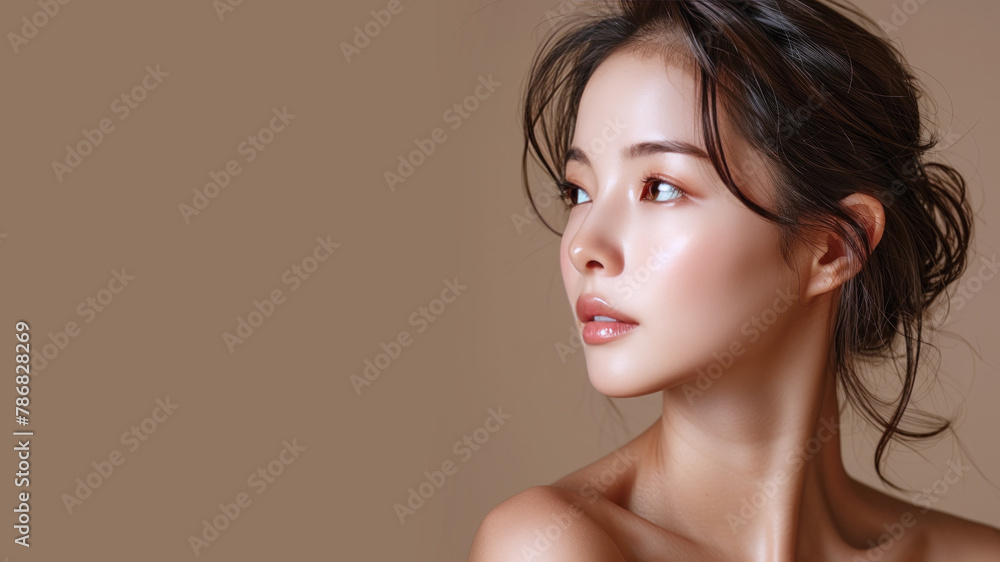 custom made wallpaper toronto digitalKorean beauty model woman for skincare fashion cosmetic makeup treatment