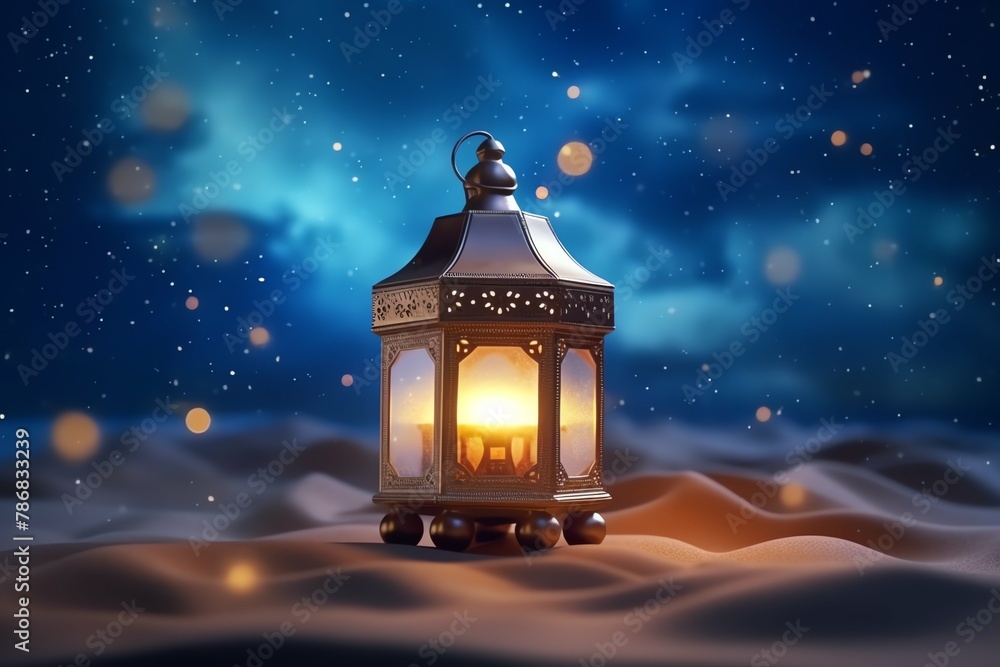 Eid mubarak and ramadan kareem greetings with islamic lantern and mosque. Eid al fitr background Eid mubarak and ramadan kareem greetings with islamic lantern and mosque. Eid al fitr background
