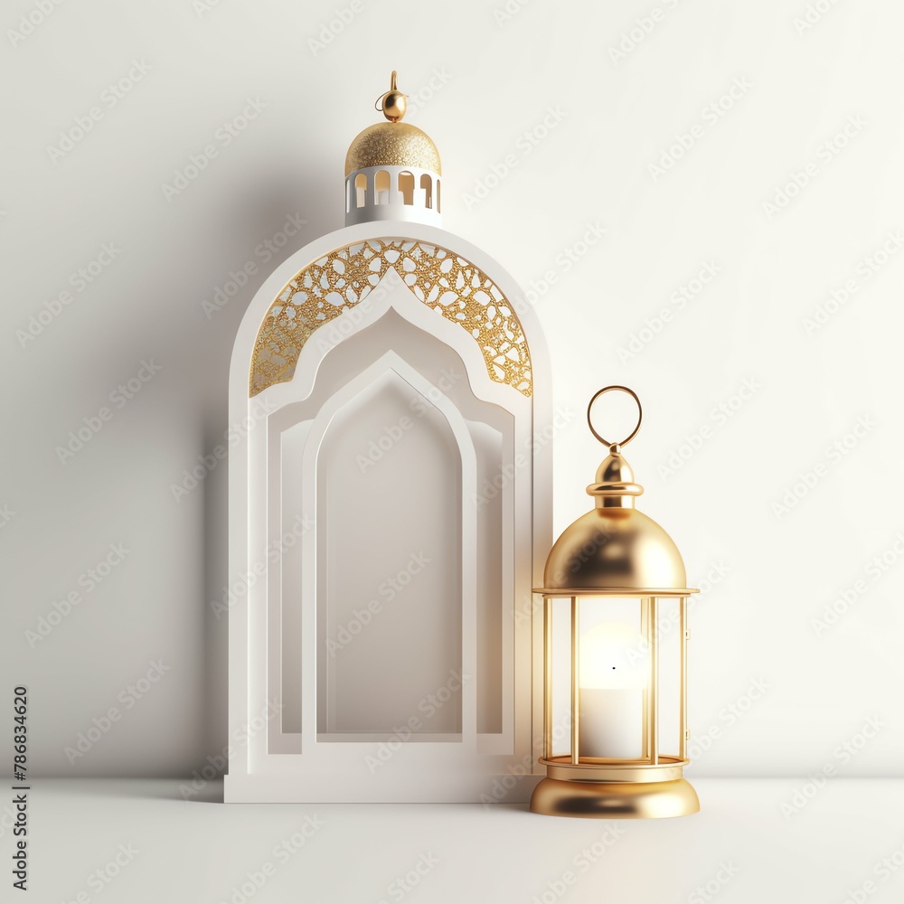 Eid mubarak and ramadan kareem greetings with islamic lantern and mosque. Eid al fitr background Eid mubarak and ramadan kareem greetings with islamic lantern and mosque. Eid al fitr background