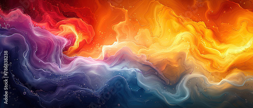 a image of a colorful background with a swirl of liquid photo