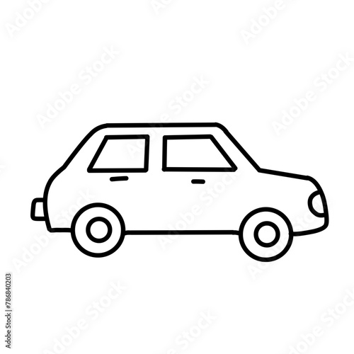 car line vector icon