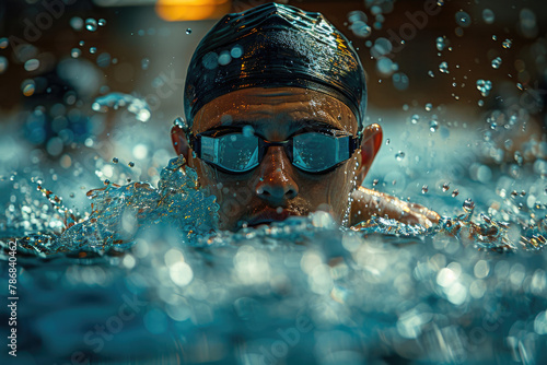 Para-swimmers demonstrating skill and determination in the pool © Veniamin Kraskov