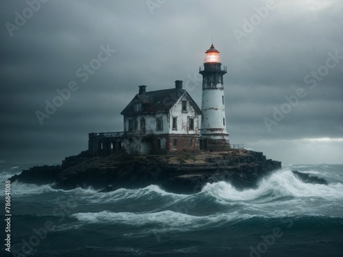 lighthouse on the coast